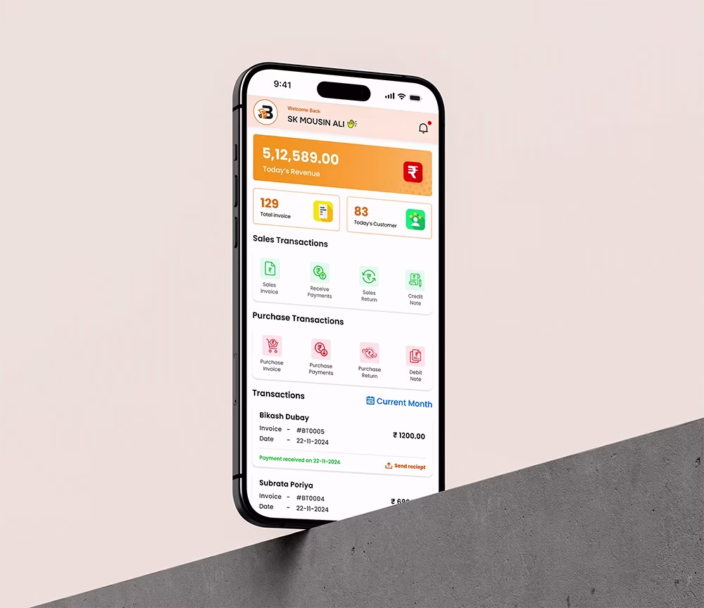 BillTrack Mobile App